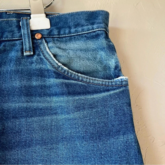 Vintage Wrangler Jeans 42x32 Cowboy Work Ranch Outdoors Mens Farmer Chore Hipste - Picture 9 of 13